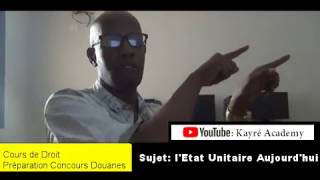 Préparation Concours Douanes Sénégal  Epreuve du Droit  Cours 2 [upl. by Cyprian]