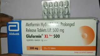 gluformin xl 500gluformin xl 500 tablets usesbenefitsdose and side effects [upl. by Yessydo]