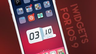 iWidgets for iOS 9  902 Jailbreak Cydia Tweak [upl. by Innavoeg]