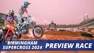 Rain Race AGAIN  2024 Birmingham Supercross Preview  Nichols Debut Jett Lawrence Being Chased [upl. by Lomax555]