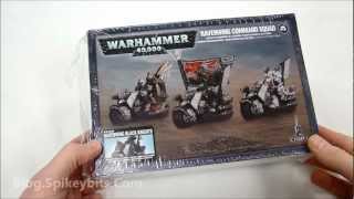 Dark Angels Ravenwing Command Unboxing  Review [upl. by Garvin]