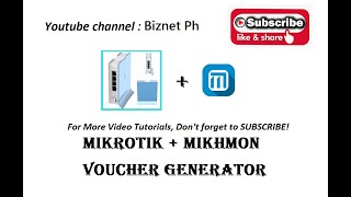 Mikhmon voucher generator configuration for mikrotik [upl. by Lotsirb823]