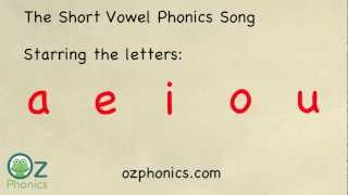 Phonics Song  aeiou short vowels a Phonics song like no other [upl. by Nylhsa]