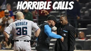 MLB Worst Strike Calls Of 2023 [upl. by Anneuq192]