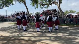 Nicolson pipes and drums 2022 Costa Mesa games [upl. by Skye]