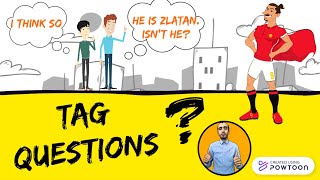 Tag Questions A short fun and interactive ESL video [upl. by Jeanie2]