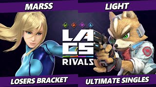 LACS Rivals  Marss ZSS Vs Light Fox Smash Ultimate  SSBU [upl. by Lisan]