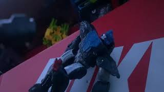 This is a stop motion of transformers one megatron kills sentinel prime and Optimus ￼gets [upl. by Anwahsad]