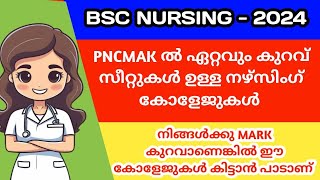 BSC Nursing  PNCMAK ൽ സീറ്റുകളുടെ എണ്ണം കുറവുള്ള കോളേജുകൾ  Deksha Tips [upl. by Rogerio]