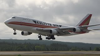 Kalitta Air  Boeing 747  Takeoff amp Landing [upl. by Otrebron76]