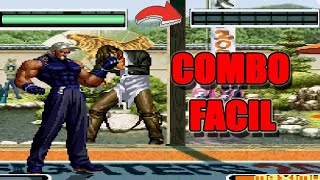 TUTORIAL COMBO DE RUGAL FACIL Y QUITA 100 DE VIDA EN KOF 2002 PLUS [upl. by Moreville]