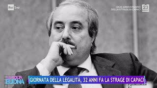 Giornata della legalità 32 anni fa la strage di Capaci  La Volta Buona 23052024 [upl. by Nnaeel]