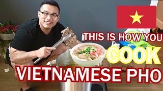 This Is How You Cook VIETNAMESE PHO  My Step by Step Recipe [upl. by Heck]