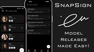 SnapSign REVIEW  Model releases made easy [upl. by Weibel106]