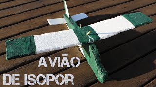 Como Fazer um Avião Planador de Isopor Passo a Passo [upl. by Kruse705]