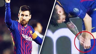 Pourquoi Messi metil des petites pilules dans ses chaussettes   Oh My Goal [upl. by Ho200]