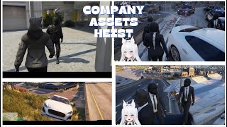 The Company Assets do the laundromat heist  NoPixel RP 40 GTA RP [upl. by Teodoro]