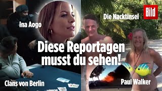 Gönn dir beste Reportagen über die Clans Spielerfrauen Paul Walker   BILD Videothek [upl. by Halladba]