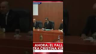 CONDENA a la expresidente Cristina Kirchner a SEIS ANOS DE PRISION e INHABILITACIÓN PERPETUA [upl. by Kaufmann403]