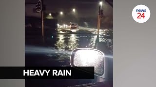 WATCH  Flooding fallen trees result in Cape Town road closures [upl. by Einohtna279]