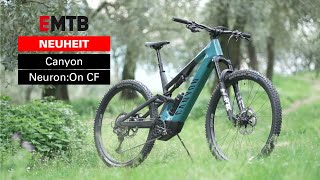 Canyon NeuronOn CF Leichtes EMTB mit BoschAntrieb im Test [upl. by Juline]