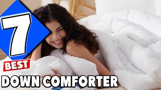 7 Best Down Comforters of 2024  Sleep Better Tonight [upl. by Isidro]