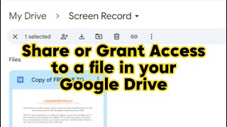 Unlock The Power Of Sharing How To Grant Access To Your Google Drive Files [upl. by Rabiah]