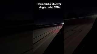 Single turbo 370 “saul tuned” vs twin turbo 350z “admin tuned” [upl. by Doss]