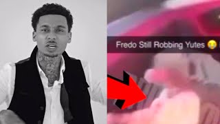 Fredo Raps About Robbing King Pin Dubai [upl. by Lashonde]