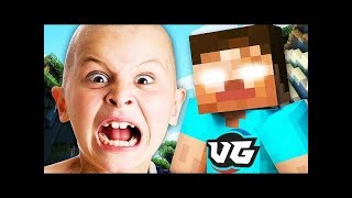 MINECRAFT TROLL A Crezut Ca Vine Herobrine amuzant [upl. by Adams]