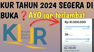 KAPAN KUR BRI 2024 DIBUKA  Kredit usaha rakyat di buka di Bulan ini [upl. by Akeinahs533]