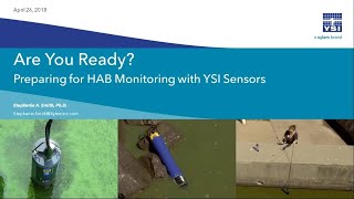 YSI Webinar  Are You Ready Harmful Algal Bloom Season [upl. by Sidky]