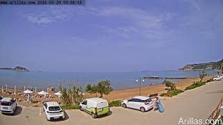 20240520 Arillas Corfu Live Webcam [upl. by Nosredna]