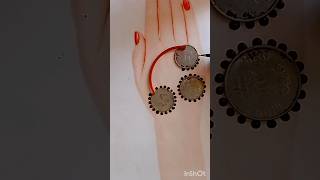 Coins mehndi designs 🍎🙏shorts youtubeshorts trending mehndi [upl. by Tiat]