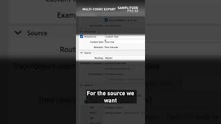 Samplitude Pro X8 MultiCodec Export explained Samplitude SamplitudeProX8 Multicodec [upl. by Guimond]