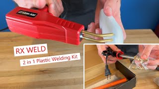 RX WELD 2 in 1 Plastic Welding Kit great for plastic repair plastic plasticwelding repair [upl. by Ummersen751]