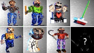 ALL FULL MODELS Baldis Basics in Nightmares EXTRAS [upl. by Ainslee706]