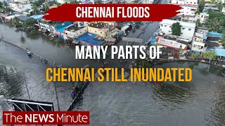 Chennai Floods Drone visuals from Velachery and Madipakkam [upl. by Soule]