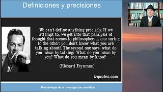 Metodología de la investigación 1 Qué es investigación científica [upl. by Hesta]