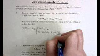 Gas Stoichiometry Practice [upl. by Nna]