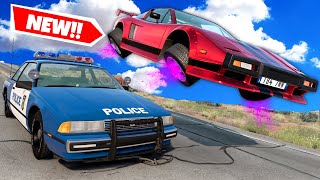 This Flying Car is Perfect to Avoid the Police in BeamNG Drive Mods [upl. by Aisetal]