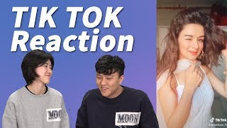 Indian Tik Tok Reaction by Koreans  Naagin  New Trend [upl. by Mok500]