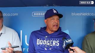 Dodgers pregame Bobby Miller plan Max Muncy injury update Clayton Kershaw more from Dave Roberts [upl. by Adne]