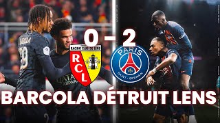 DEBRIEF RC LENS PSG 02 ⚽️ BARCOLA A ÉTEINT LE RC LENS 🤯 [upl. by Ahsemit]