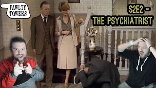 BASIL NEEDS HELP Americans React To quotFawlty Towers  S2E2  The Psychiatristquot [upl. by Atteras]