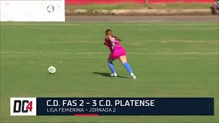 RESUMEN  CD FAS 23 CD PLATENSE  JORNADA 2  LIGA FEMENINA  APERTURA 2O23 [upl. by Haymo]