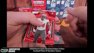 2023 Panini Optic Rookies amp Stars 10 Box Football Mixer 1 [upl. by Cohin]