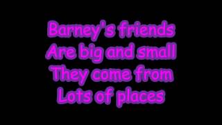 Barney Theme Song Lyrics [upl. by Siugram]