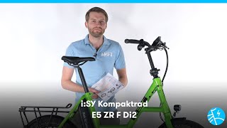 iSY E5 ZR F Di2  Urvater des Kompaktrades im EBikeTest [upl. by Ybbil]