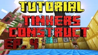 Minecraft  TUTORIAL DEL MOD TINKERS CONSTRUCT EP 4  LAS ARMAS Y HERRAMIENTAS P1 [upl. by Bonni992]